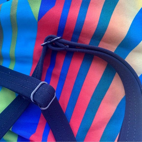 NWOT NEW Technicolor Multicolor Colorful One Piece Swimsuit Gottex Profile Sport - Picture 5 of 17